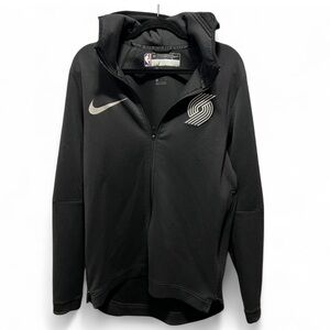 NBA Nike Men's Zip-up Sweatshirt with hood-Portland Trailblazers